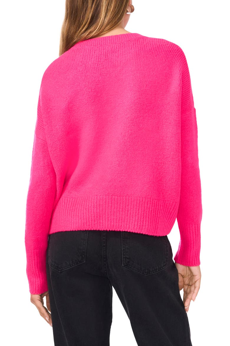 Crewneck Sweater, Alternate, color, PASSION