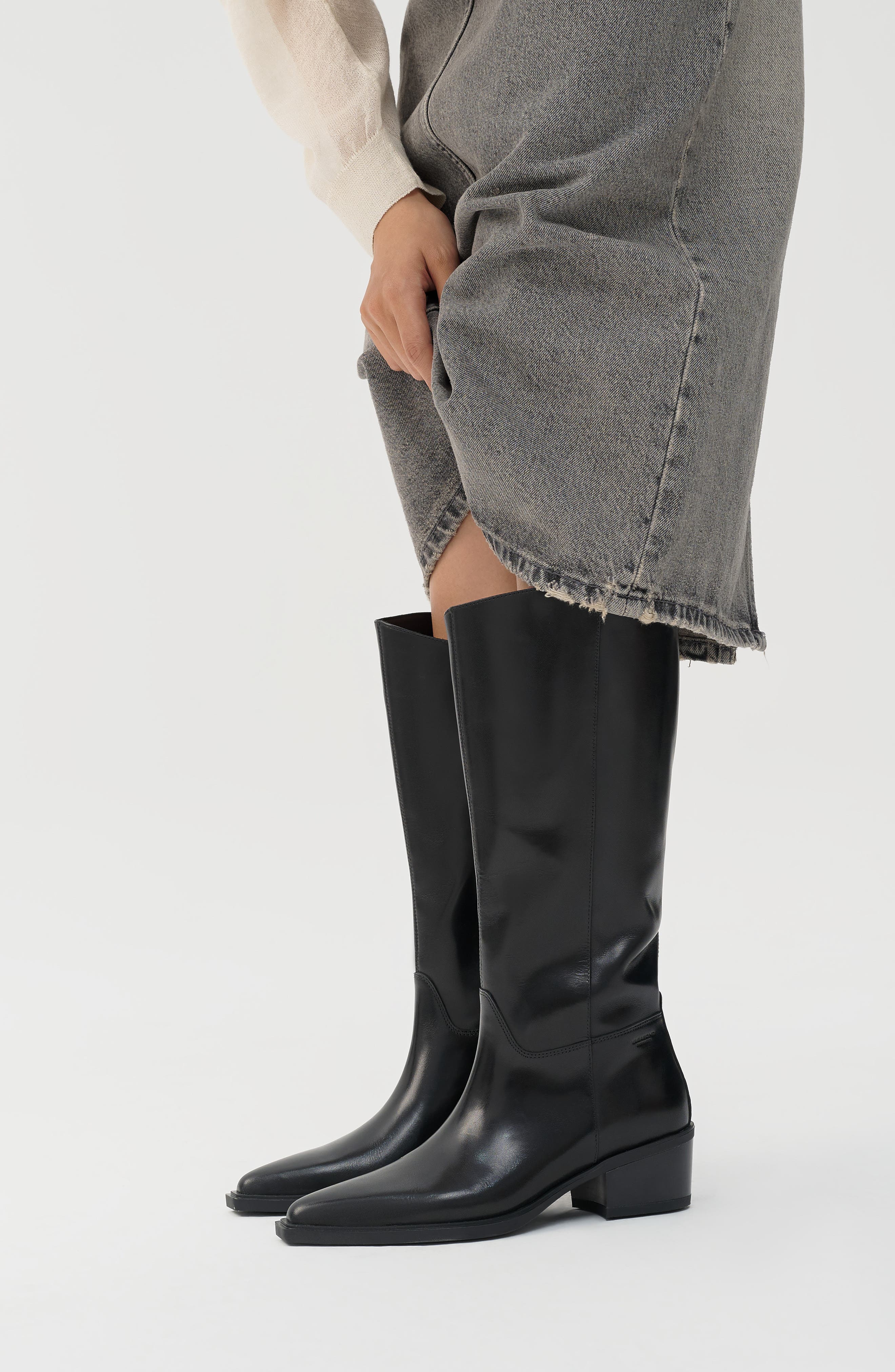 Vagabond Shoemakers Kelsey Knee High Boot, Alternate, color, Black