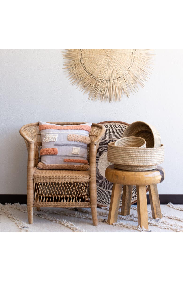 kanju Interiors Natural Woven Dengu Basket, Alternate, color, Natural - Large