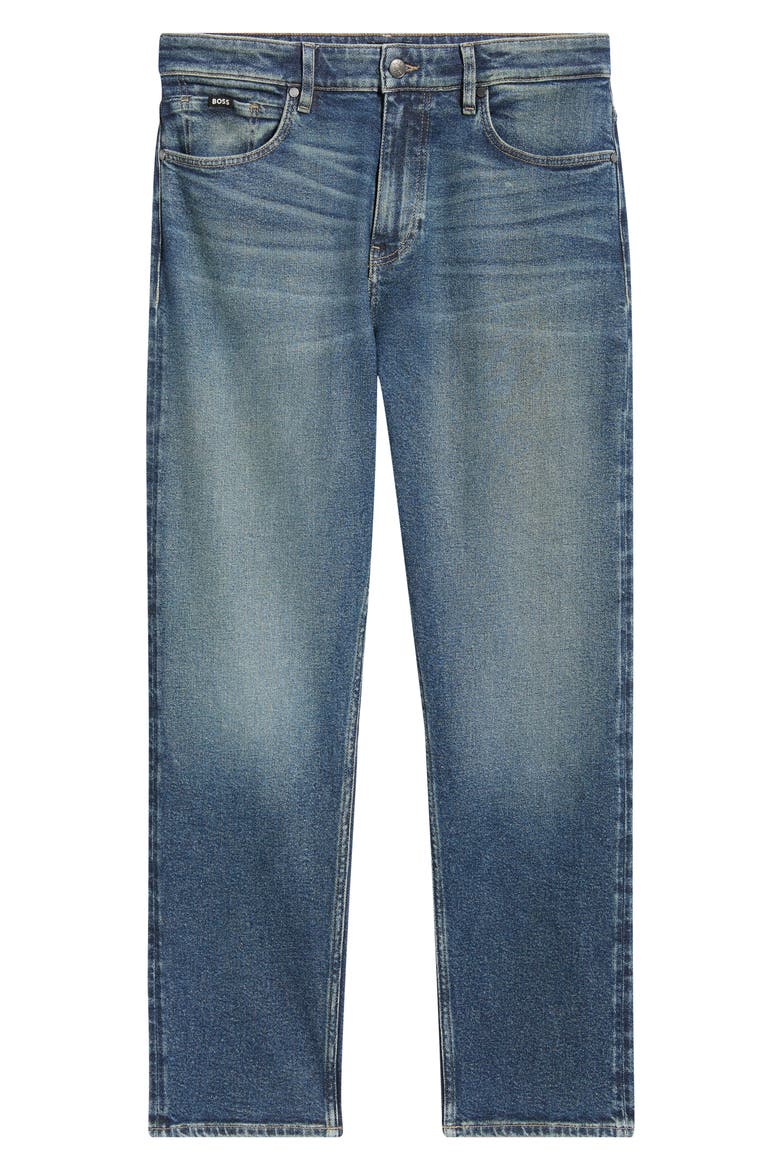 Ogden Straight Leg Jeans, Alternate, color, MEDIUM BLUE