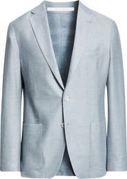 Eleventy Unstructured Cotton & Linen Sport Coat