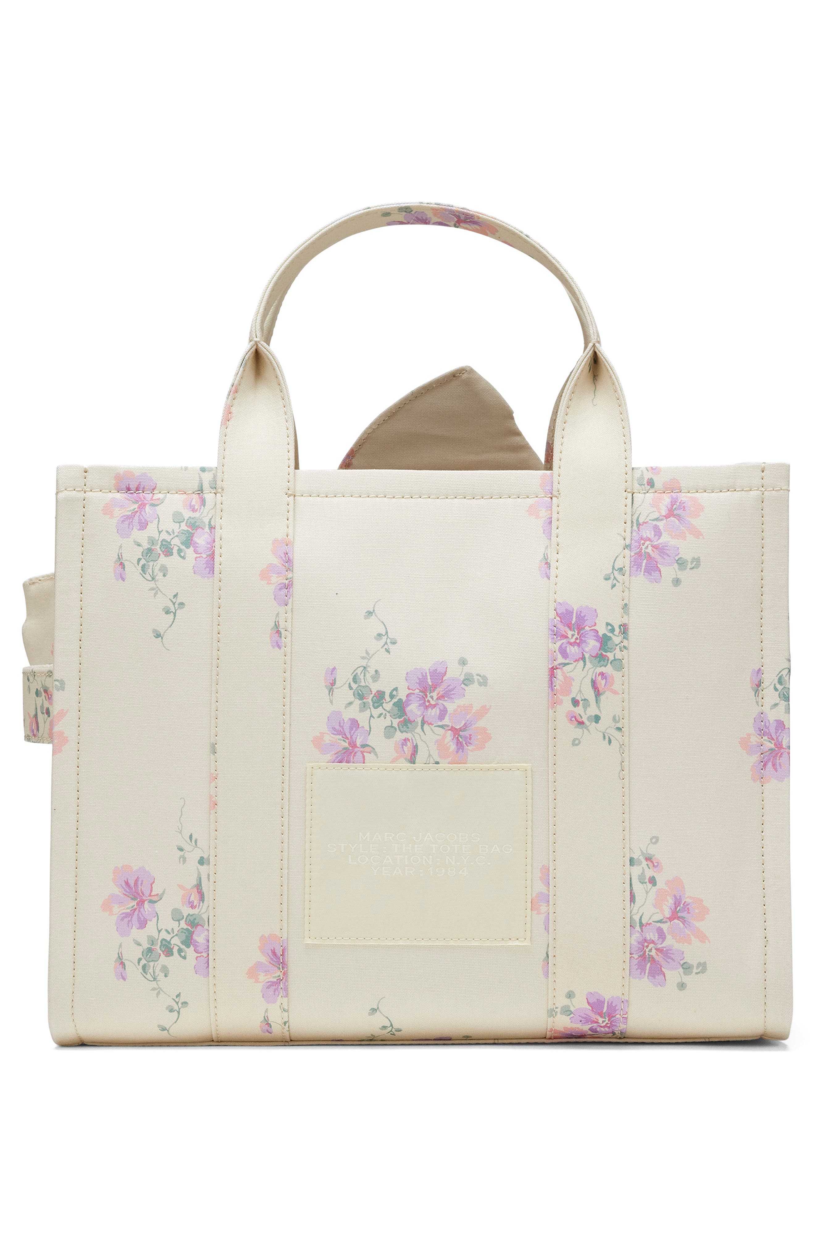 Medium The Tote Bag Canvas Tote, Alternate, color, CREAM MULTI