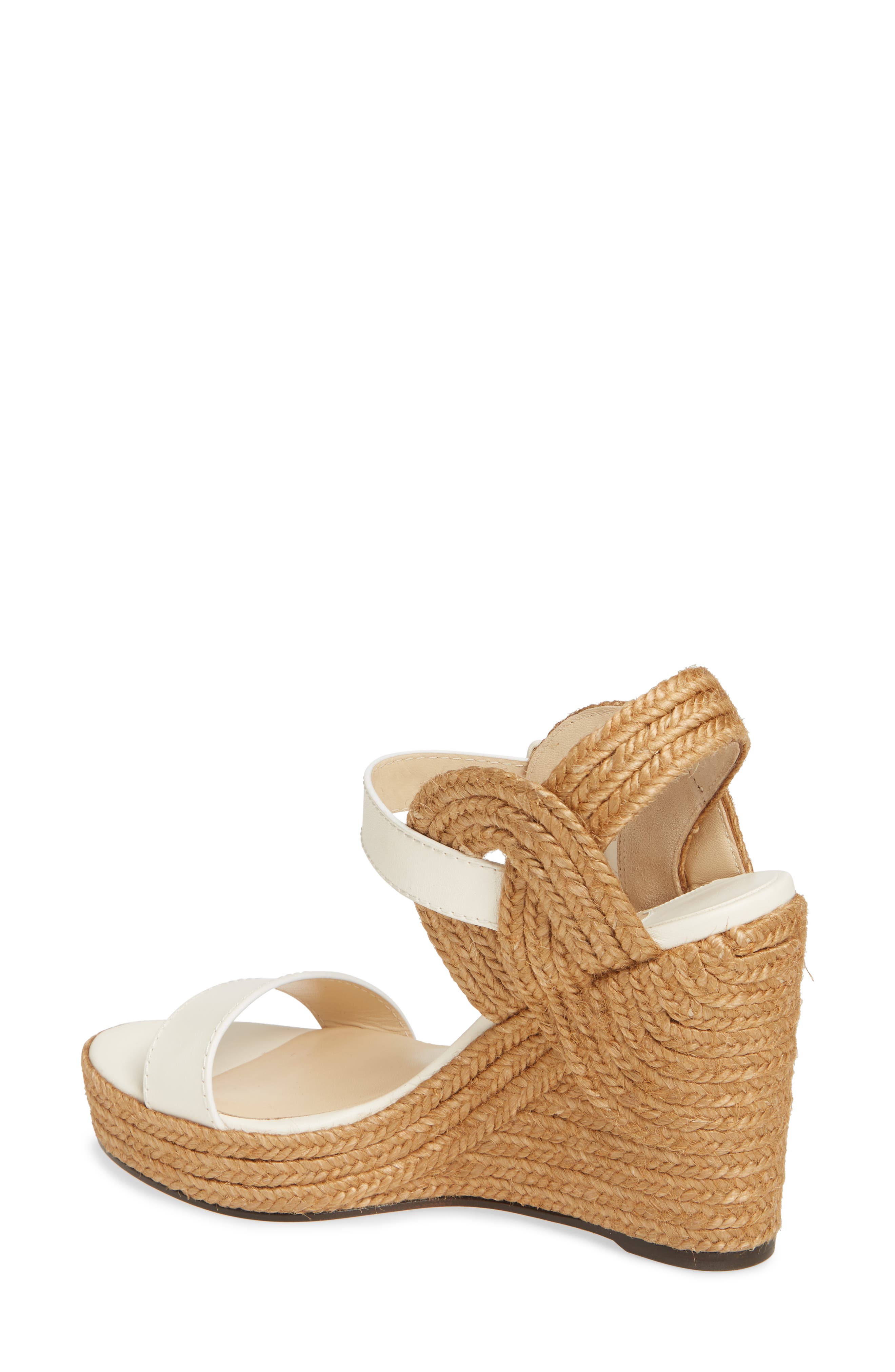 Jimmy Choo Delphi Braided Wedge Sandal, Alternate, color, 
