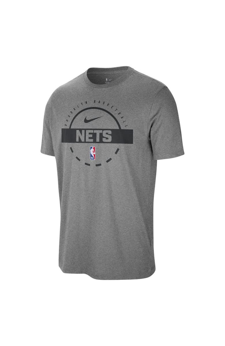 Nike Men's Nike  Charcoal Brooklyn Nets Authentic Practice T-Shirt, Alternate, color, Charcoal
