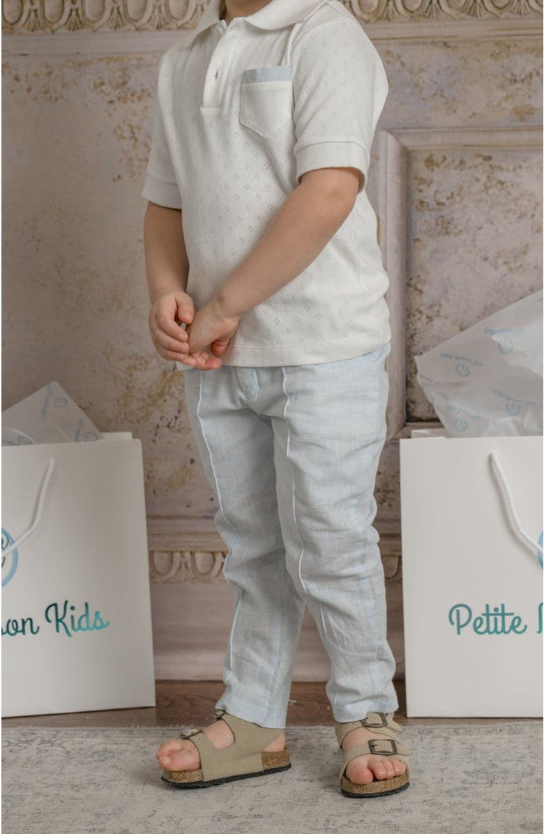 Petite Maison Kids Charlotte Boys' Pants, Alternate, color, Baby Blue