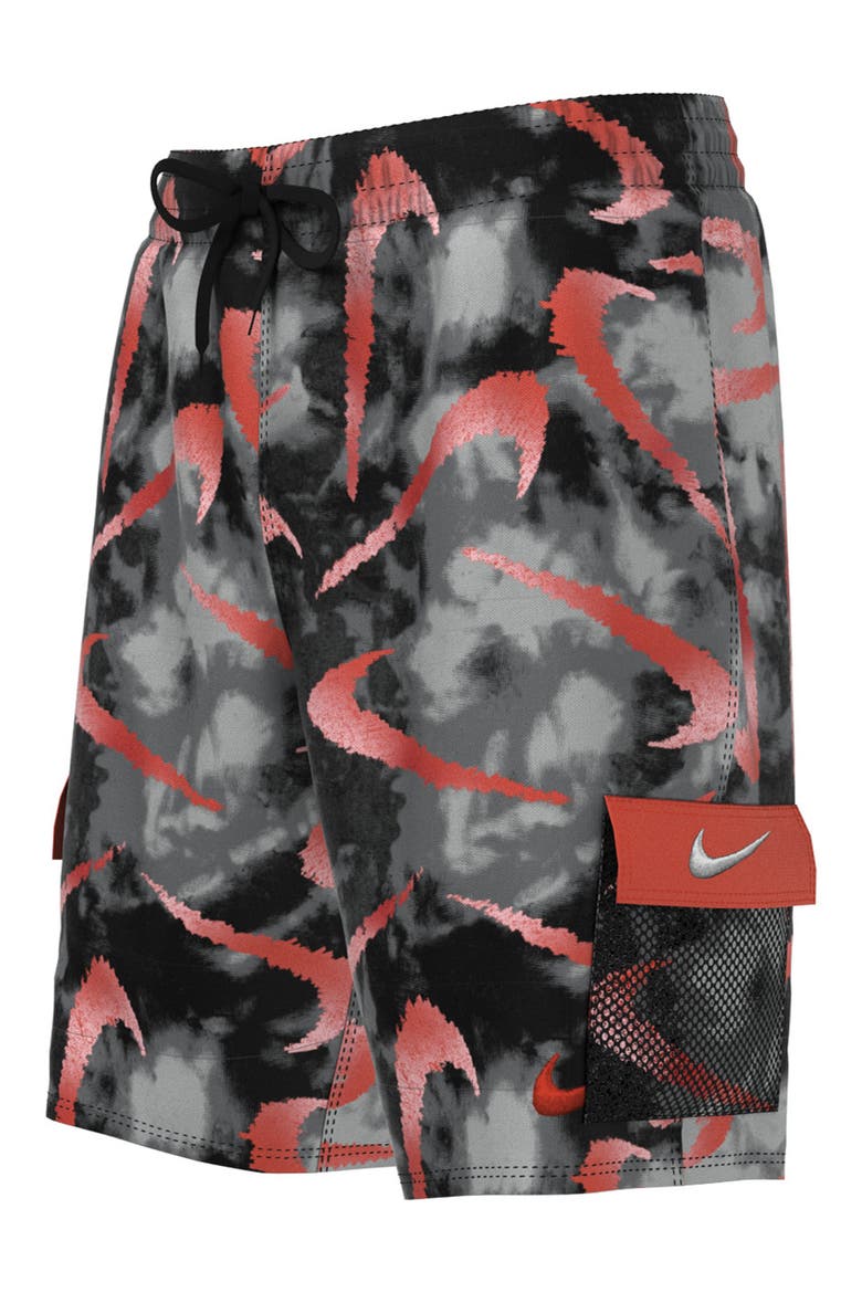 Kids' Volley Swim Trunks, Main, color, BLACK