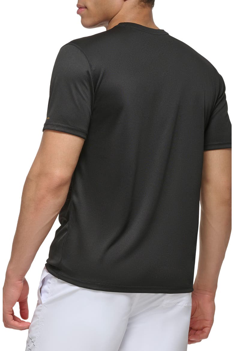 Short Sleeve Moisture Wicking Top, Alternate, color, BLACK