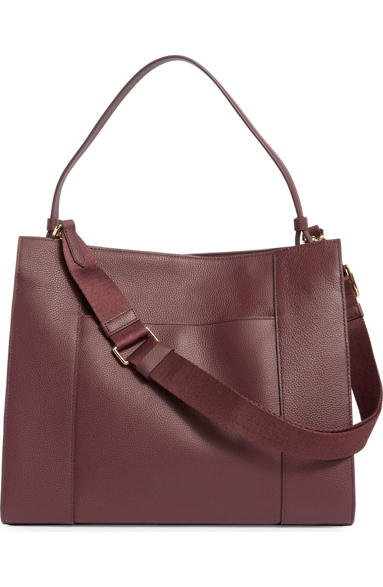 Cole Haan Carryall Shoulder Bag, Alternate, color, Black Garnet