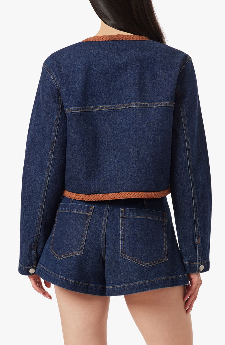 Habitual Braided Cropped Jacket, Alternate, color, Tidal