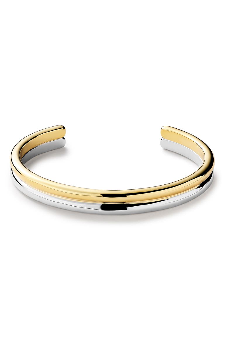 Ana Luisa Arlo Double Twist Cuff, Main, color, Gold / Silver