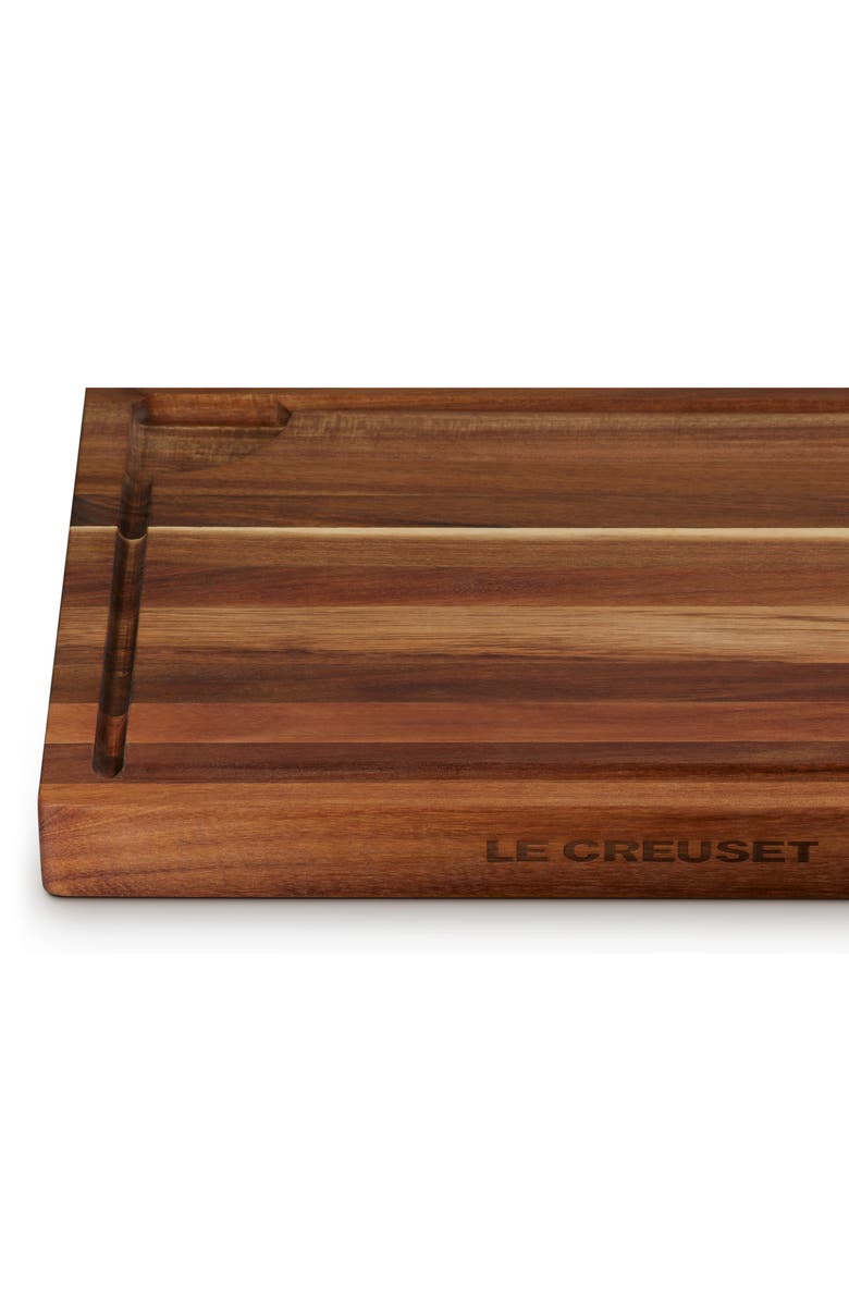 Le Creuset Acacia Wood Butcher Block Cutting Board, Alternate, color, Wood