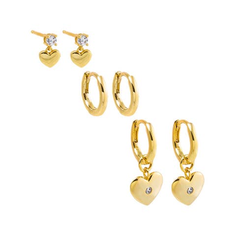 A Touch Of Hearts Earring Combo Set