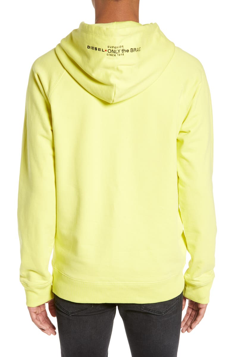 DIESEL<sup>®</sup> S-GIM-HOOD-A Raglan Hooded Sweatshirt, Alternate, color,