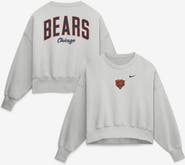 Nike Women's Nike Gray Chicago Bears Oversized Primetime Phoenix Fleece Sweatshirt