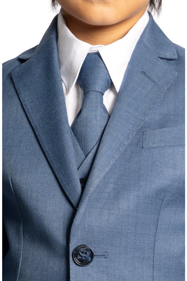 Kids' Osiris 5-Piece Slim Fit Suit, Alternate, color, Jean Blue