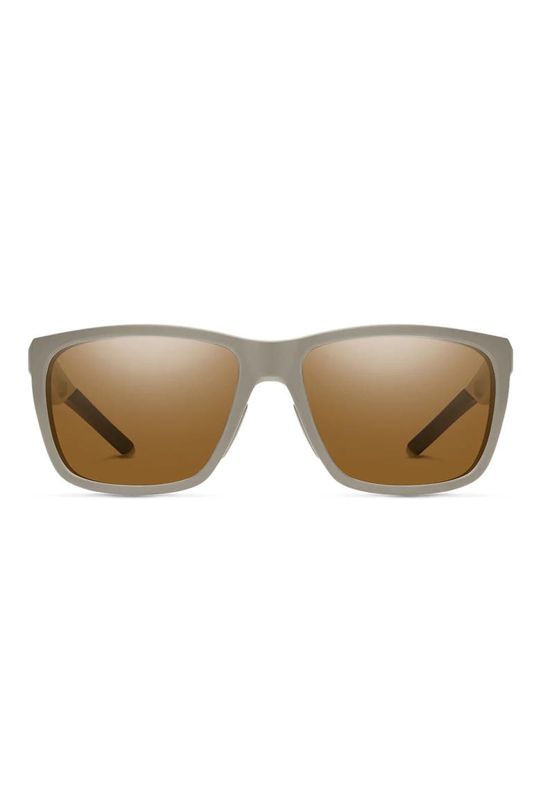 Longfin Elite 59mm Sunglasses, Main, color, TAN  / BROWN