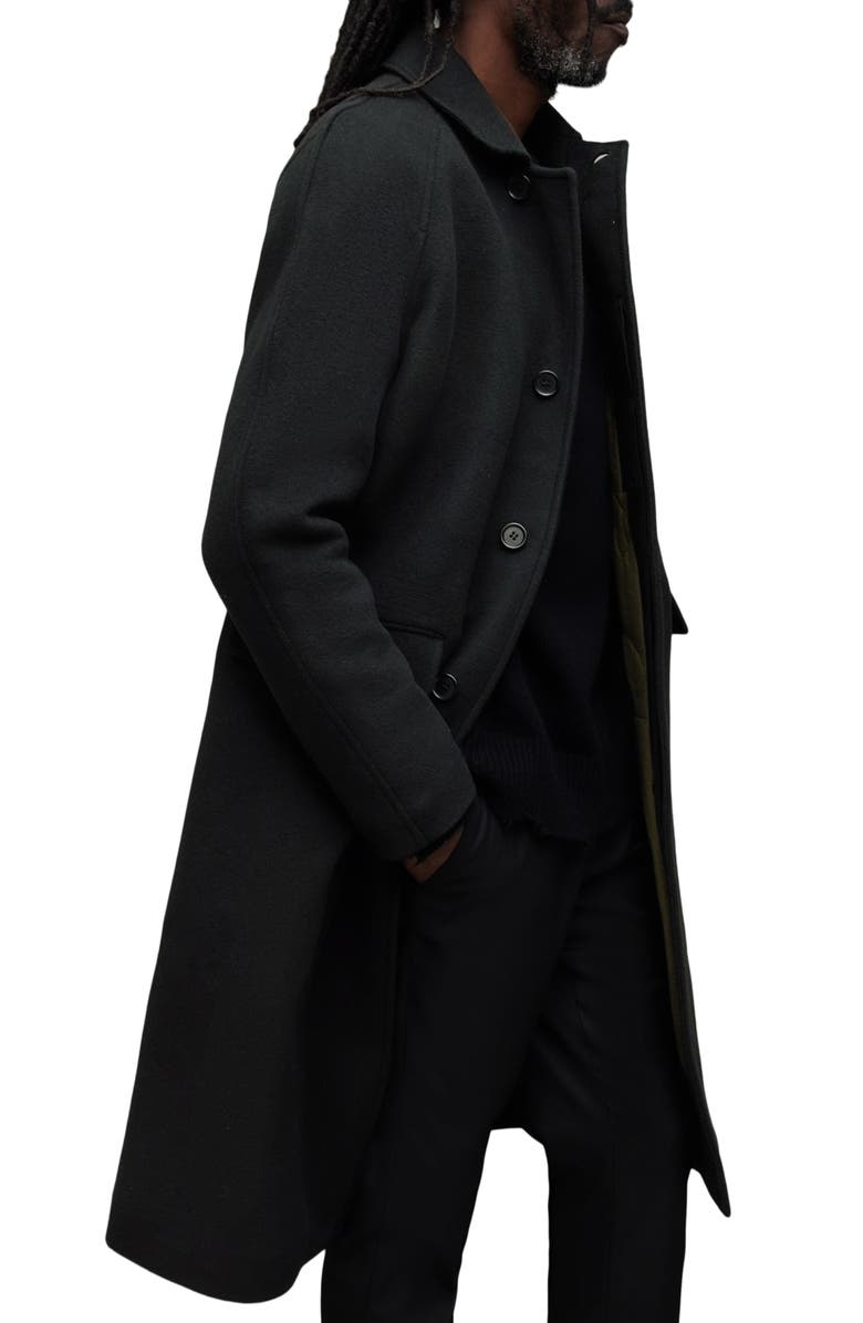 AllSaints Somnus Longline Coat, Alternate, color, 