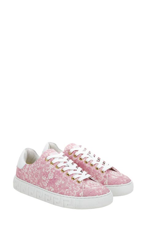 Barocco Jacquard Greca Low Top Sneaker (Women)