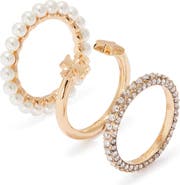 Tory Burch Moondance Set of 3 Stacking Rings