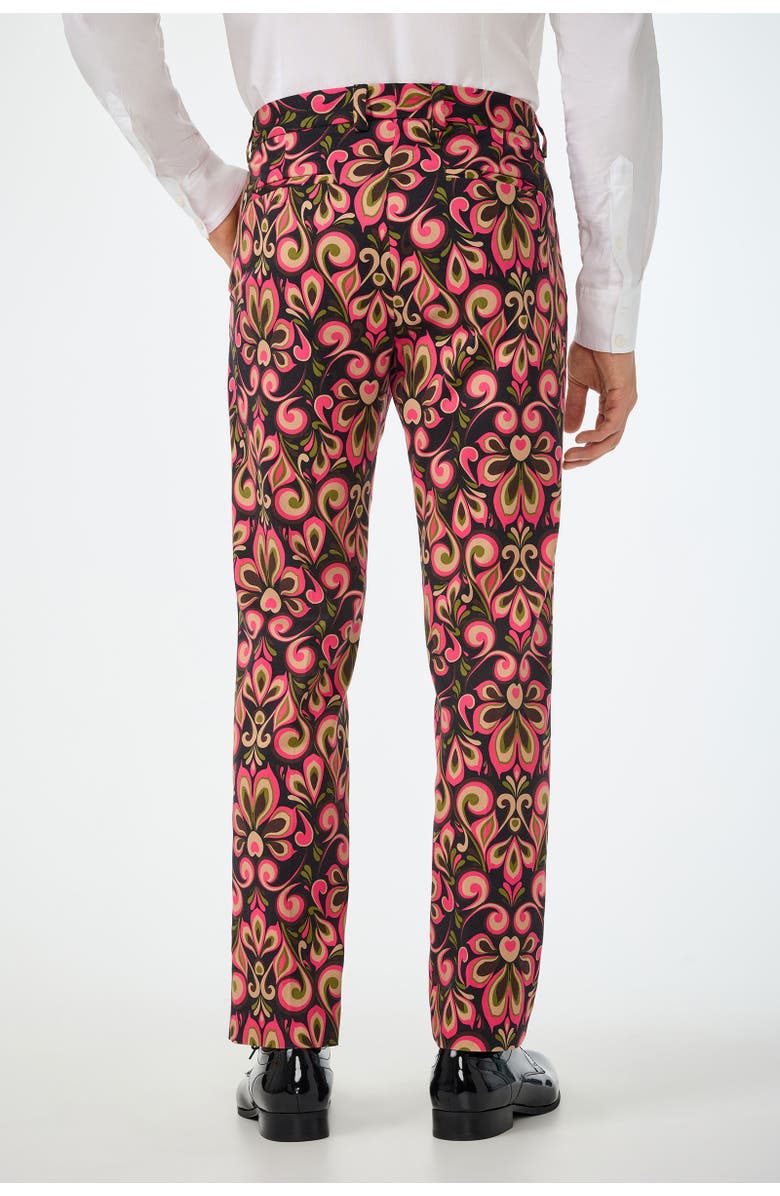 MR TURK Clyde Slim Fit Printed Trouser, Alternate, color, Multi