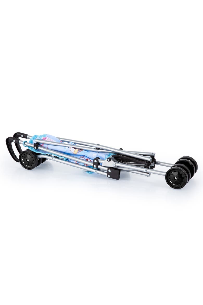Bayer Buggy Umbrella Stroller - Blue & Cows, Accessory for Dolls Up to 18", Foldable, Playful Design, Seat Belt, Kids Toy, Ages 3+, Alternate, color, Multicolored
