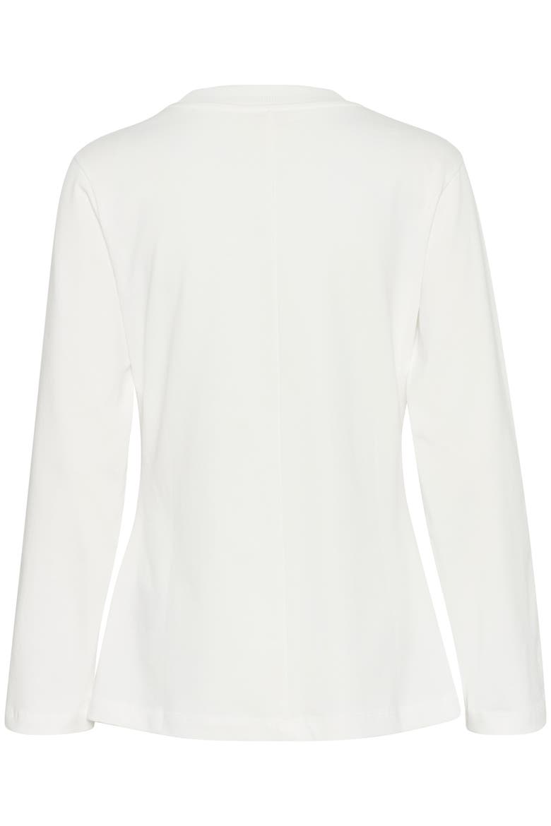 Coreen Long Sleeve A-line Fit T-Shirt, Alternate, color, Broken White
