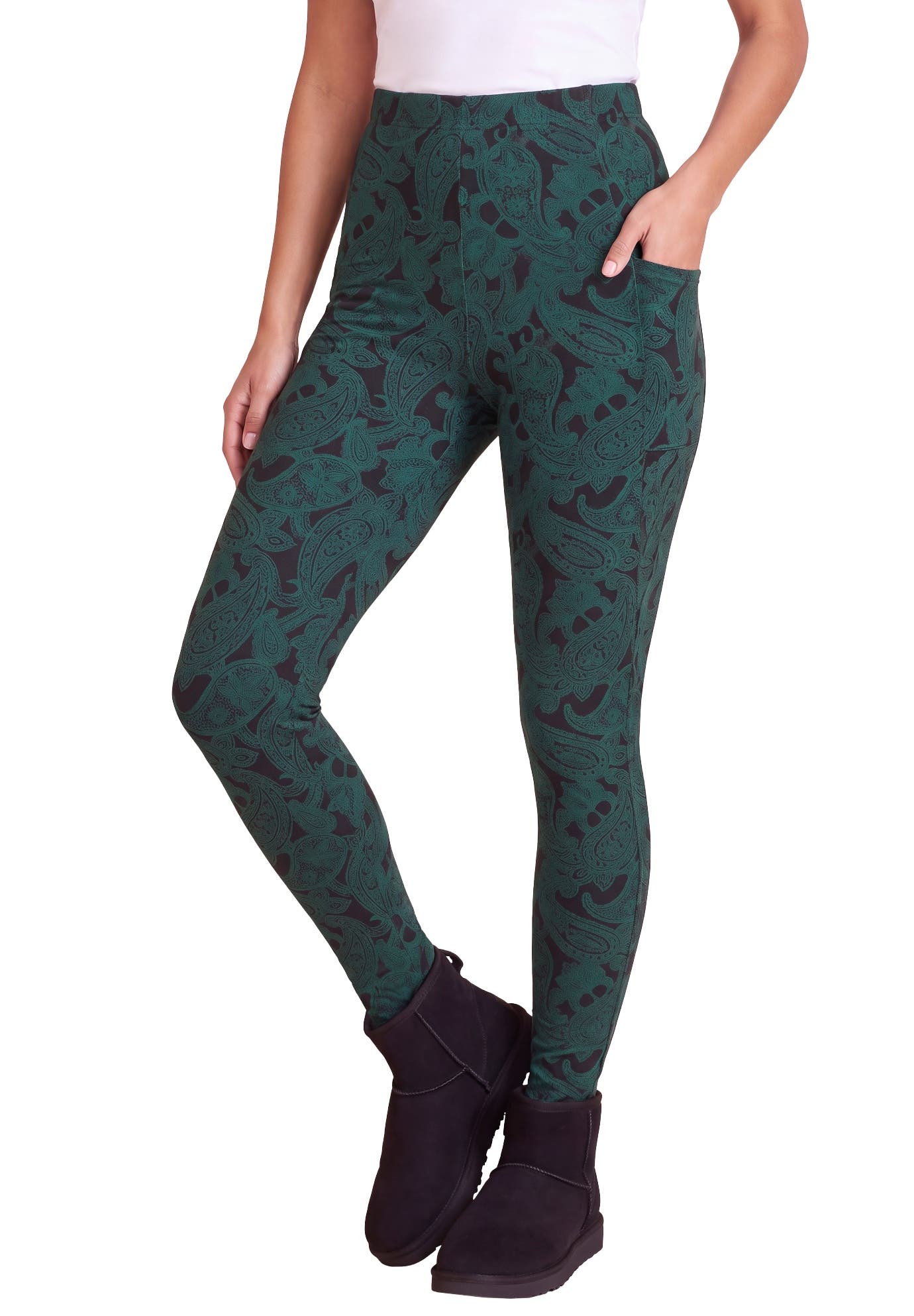 EMERALD FLORAL PAISLEY
