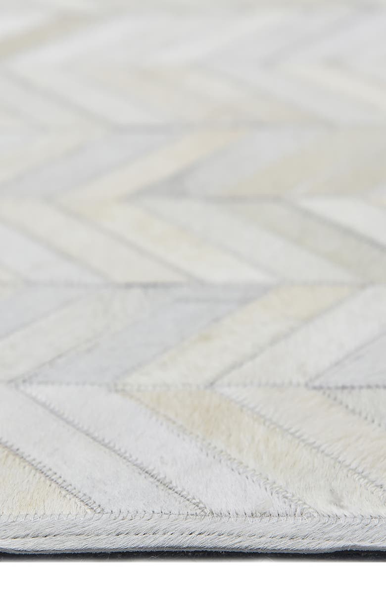 Solo Rugs Meir Genuine Calf Hair Area Rug, Alternate, color, Ivory