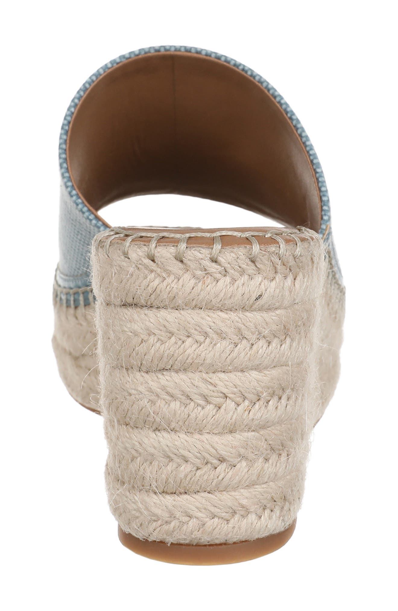 Claire Jute Wedge Slide Sandal, Alternate, color, BLUE DENIM