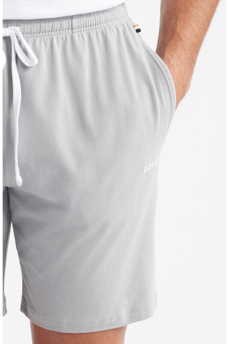 Mix Match Stretch Cotton Pajama Shorts, Alternate, color, LIGHT/ PASTEL GREY