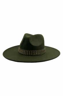 Wide Brim Felt Panama Hat
