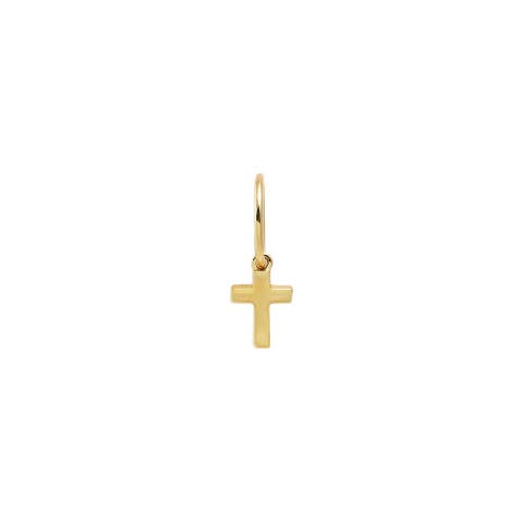 Mini Solid Cross Necklace Charm