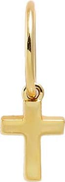 BY ADINA EDEN Mini Solid Cross Necklace Charm