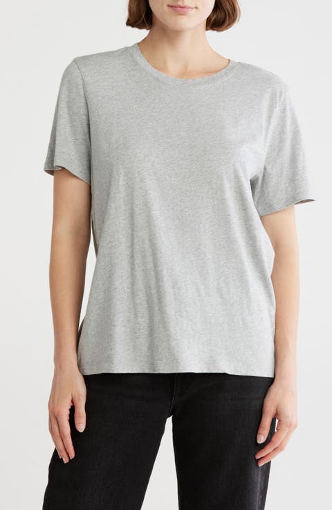Washed Cotton Crewneck T-Shirt