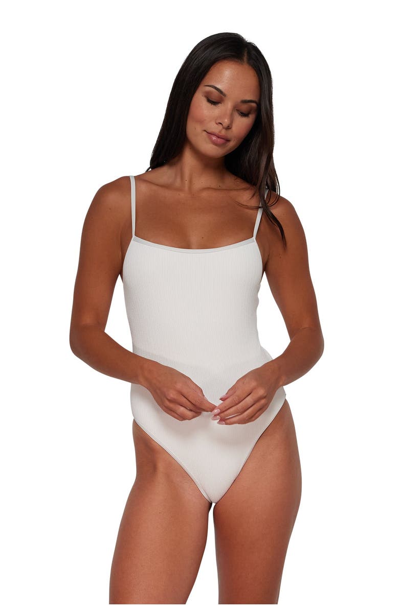 Pacifica by Sunsets Ariel One Piece Swimsuit, Main, color, Coconut Sorbet