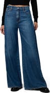Joe's The Side Pleat High Waist Wide Leg Jeans