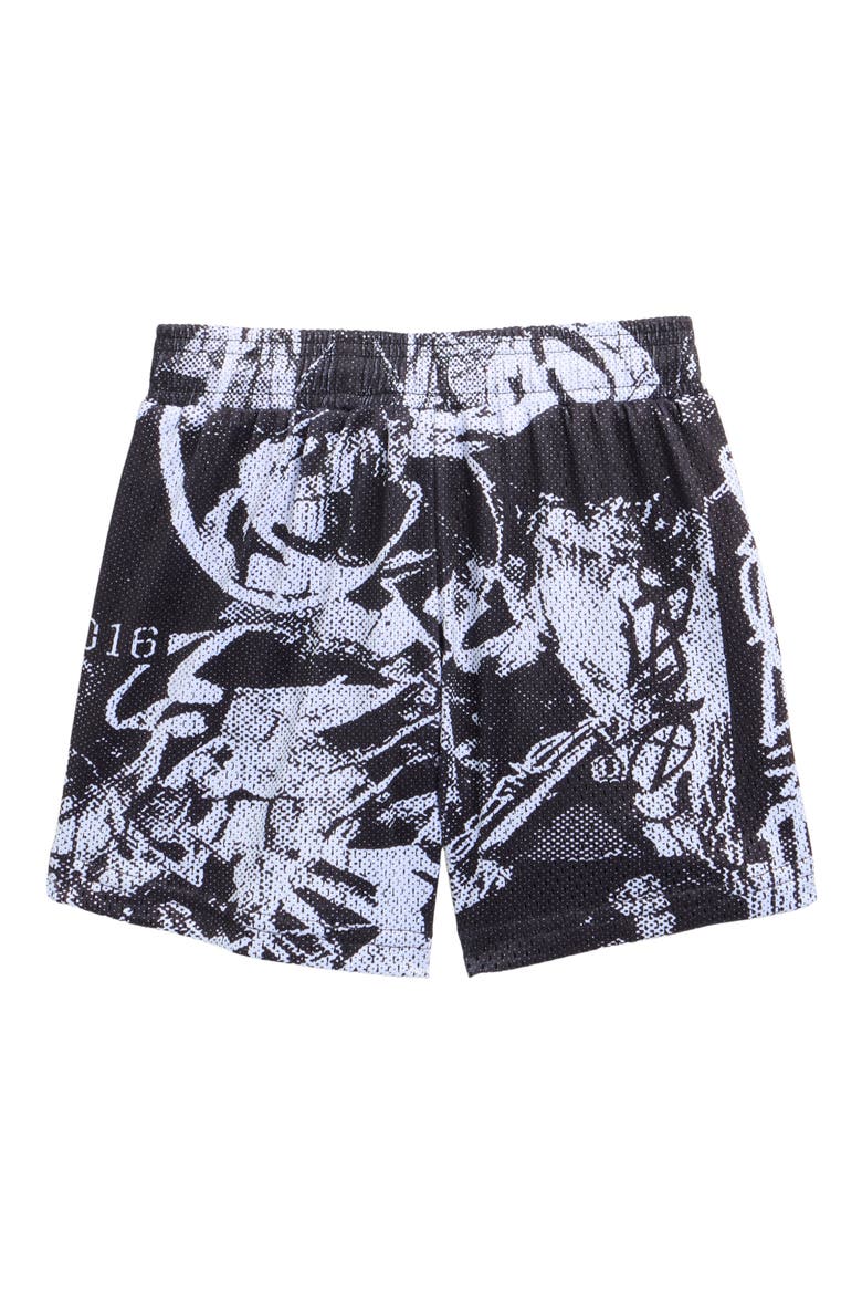 Kids' Overtime Vandal Performance Shorts, Alternate, color, BLACK