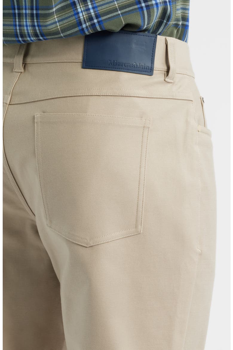 Mayfield Slim Fit Five-Pocket Twill Pants, Alternate, color, LIGHT KHAKI