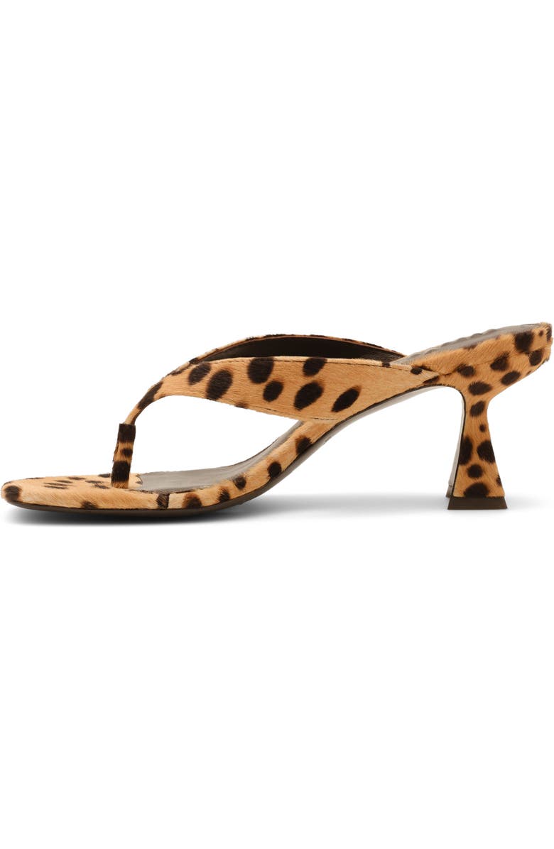Cult Gaia Abi Hair Calf Sandal, Alternate, color, Cheetah