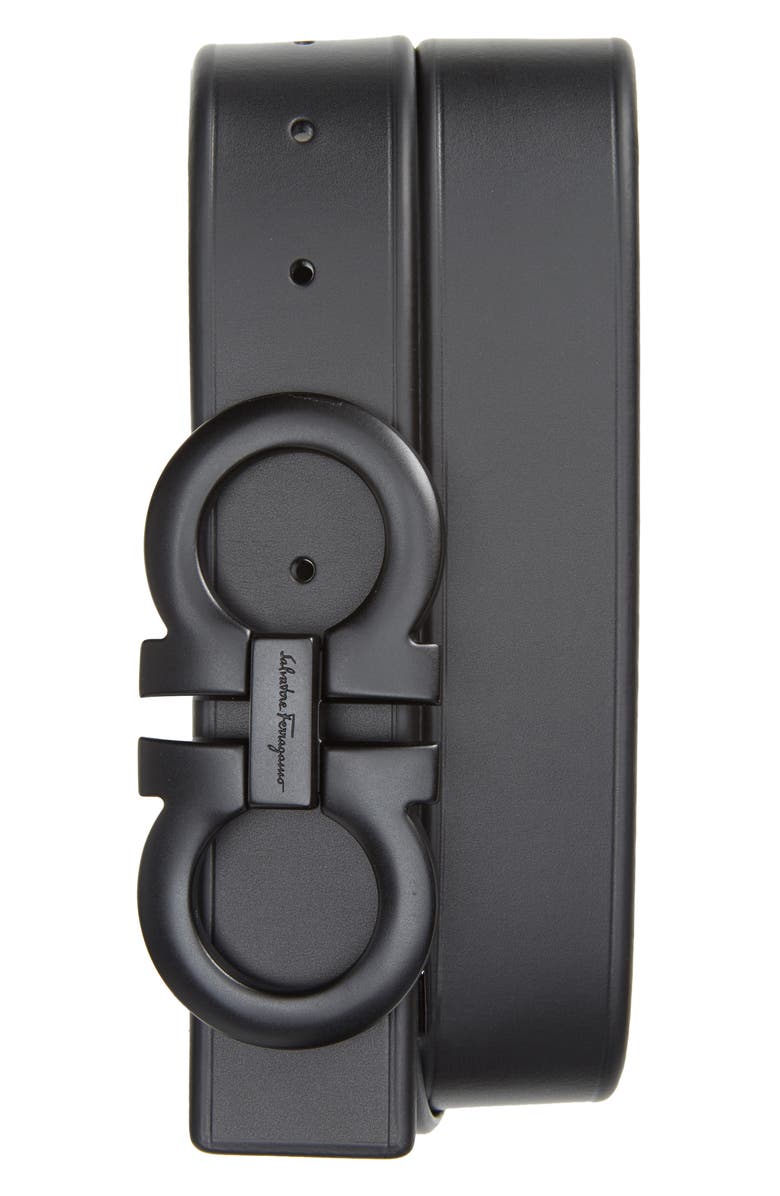 FERRAGAMO Salvatore Ferragamo Double Gancio Leather Belt, Main, color, 