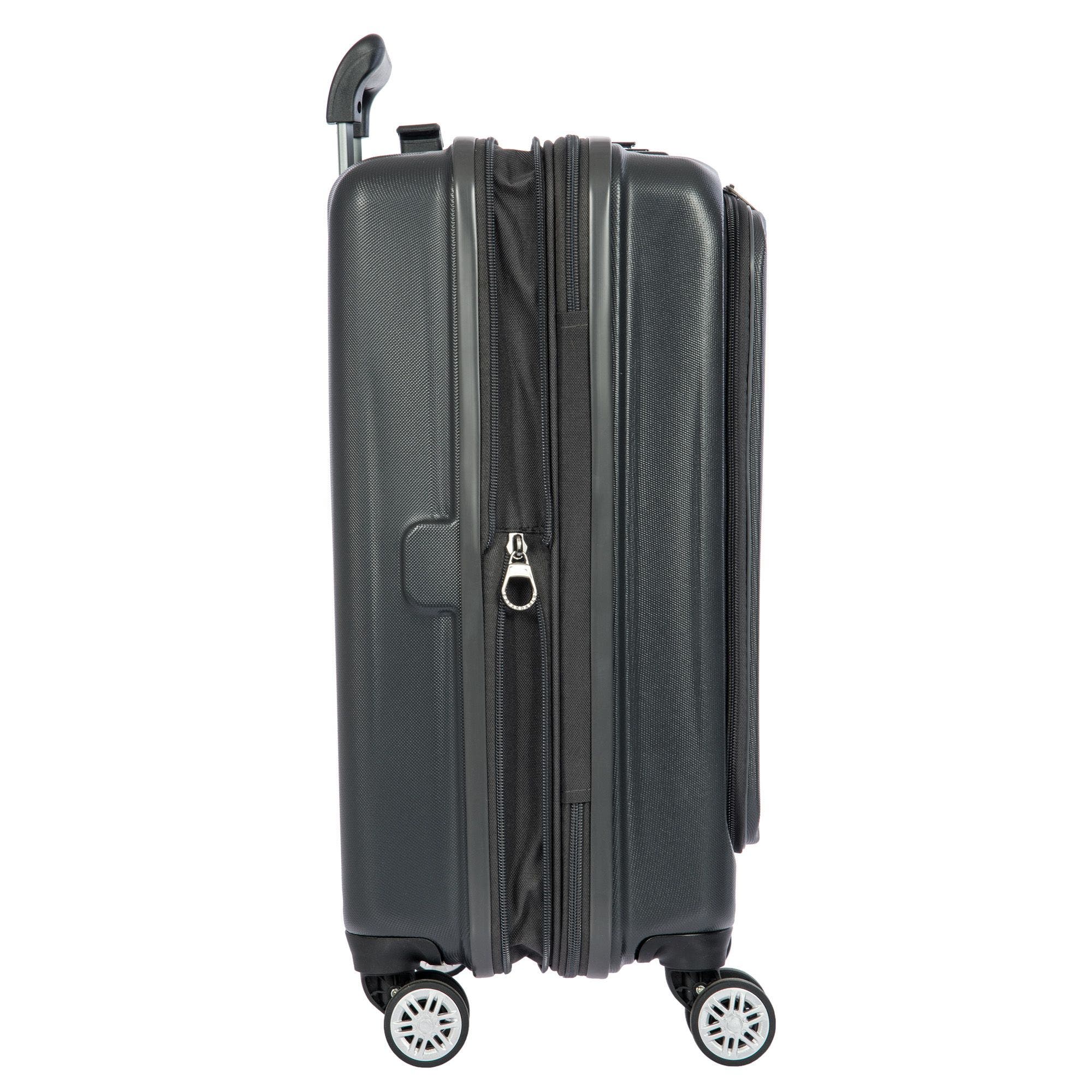 Bric's Cervia 21" Spinner Carry-on with Front Pocket, Alternate, color, Dark Grey