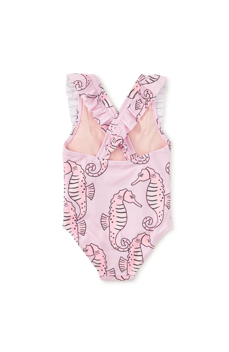 21020 Ruffle One-Piece Swimsuit, Alternate, color, Caballito De Mar