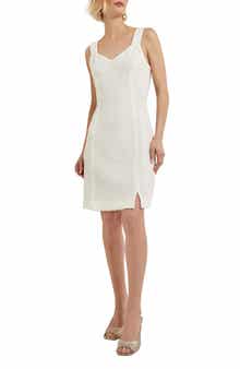 Misook Eyelash Bouclé Sheath Dress