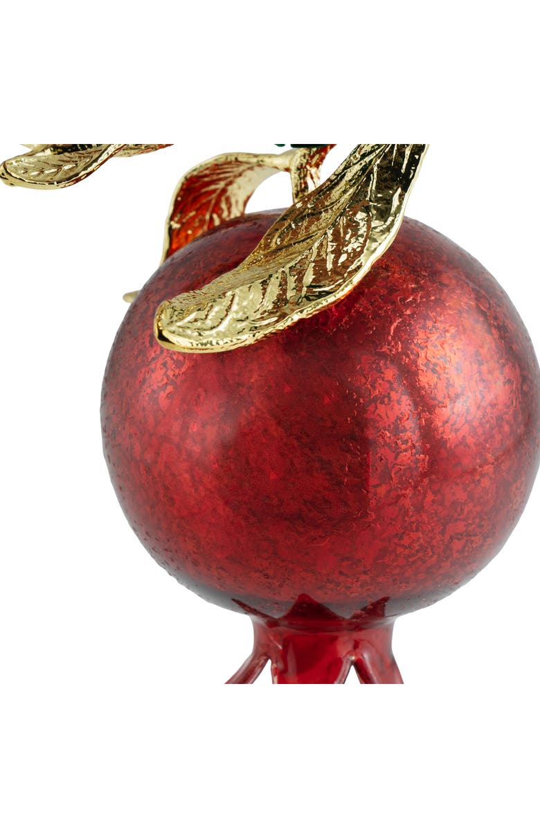 Michael Aram Pomegranate Glass Ornament, Alternate, color, Red