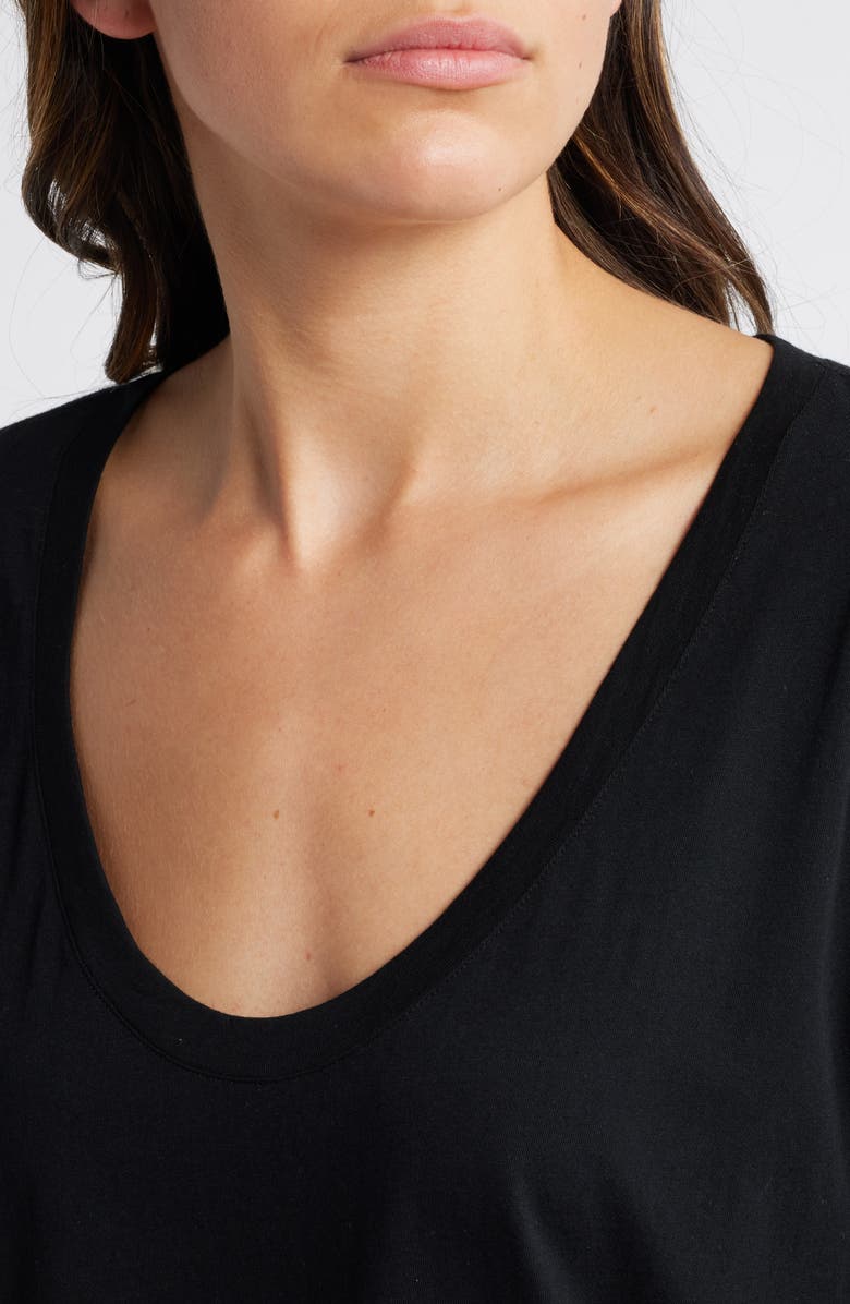 Treasure & Bond Relaxed Scoop Neck Cotton T-Shirt, Alternate, color,