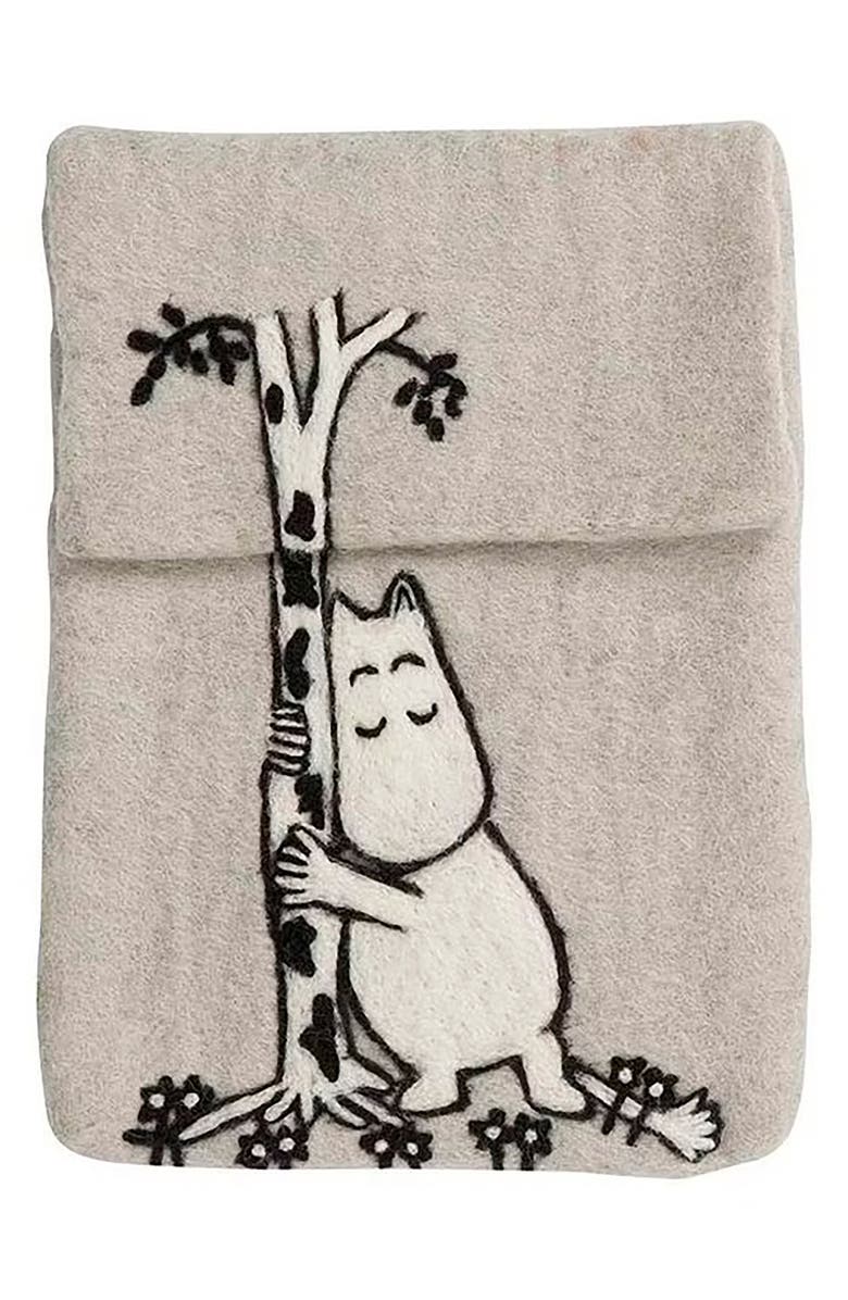 Klippan Kids' Moomintroll Handmade Woven Wool iPad Cover, Main, color, Natural