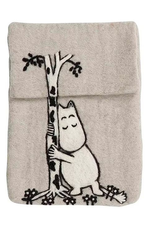 Kids' Moomintroll Handmade Woven Wool iPad Cover