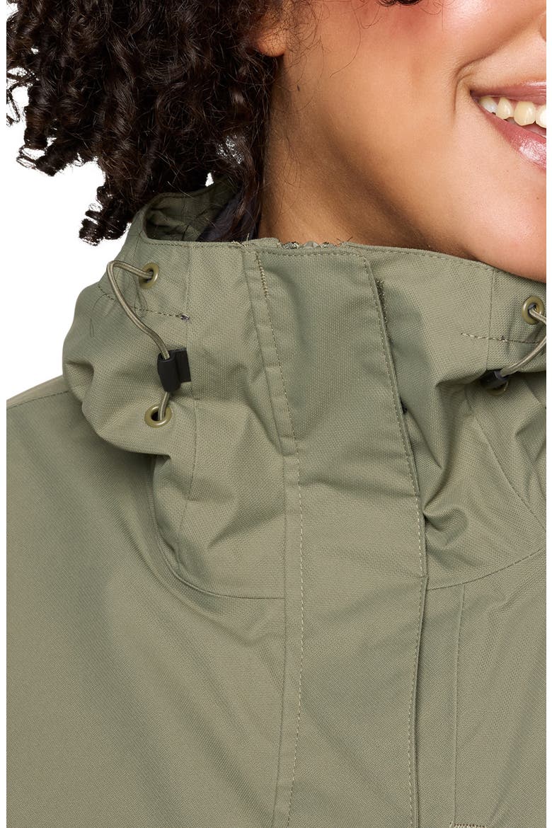 Hikebound II Waterproof Jacket, Alternate, color, STONE GREEN