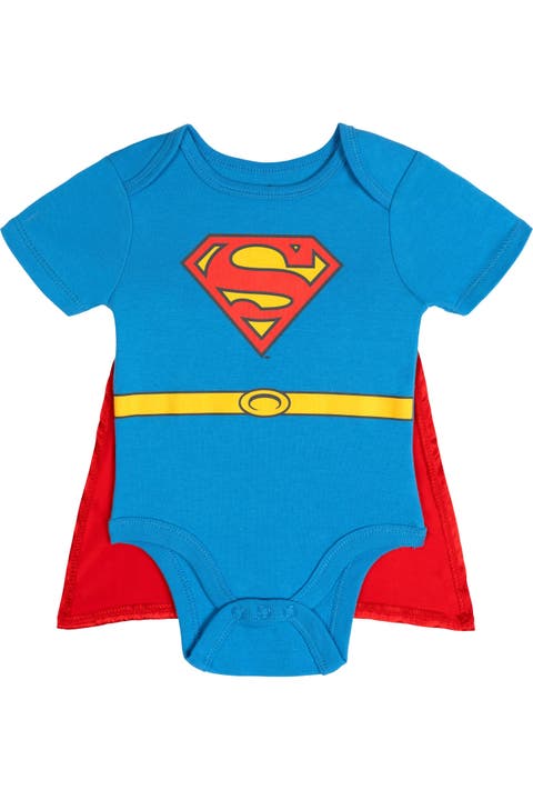 Justice League 2-Piece Bodysuit and Cape Set