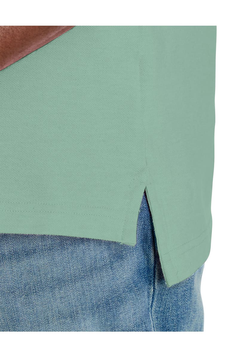 Brooks Brothers Big & Tall  Piqué Stretch Polo Shirt, Alternate, color, Malachite Green